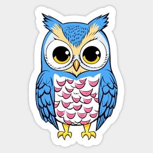 The Beauty of Owls Sticker